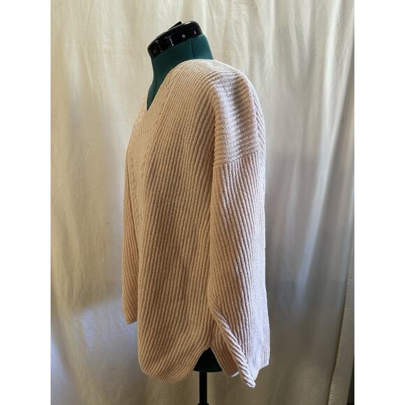 Vintage Carolyn Taylor Pink Cable Knit Sweater Women’s Size L - Picture 3 of 6